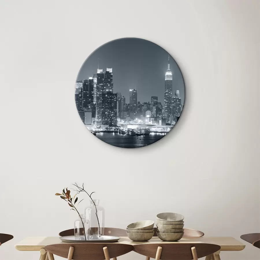  Schilderijen Water, wolkenkrabber e gebouw r10201