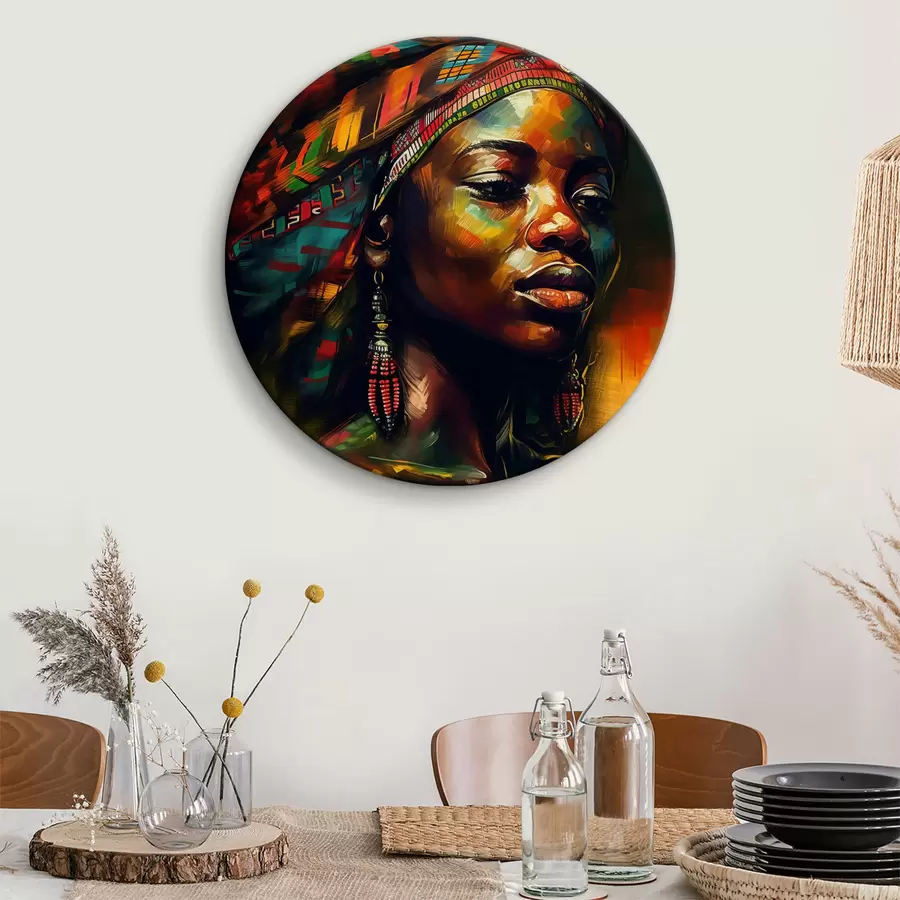  Schilderijen Helder portret van een vrouw r31765