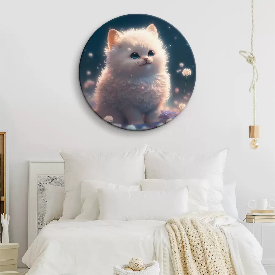  Schilderijen Poesje met bloemen r31842