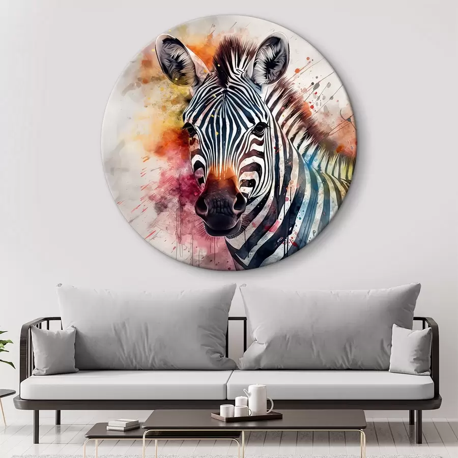  Schilderijen Zebra in aquarelstijl r32339