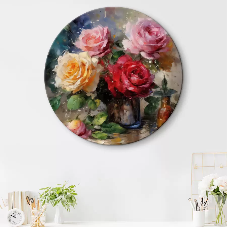  Schilderijen Boeket rozen r32546