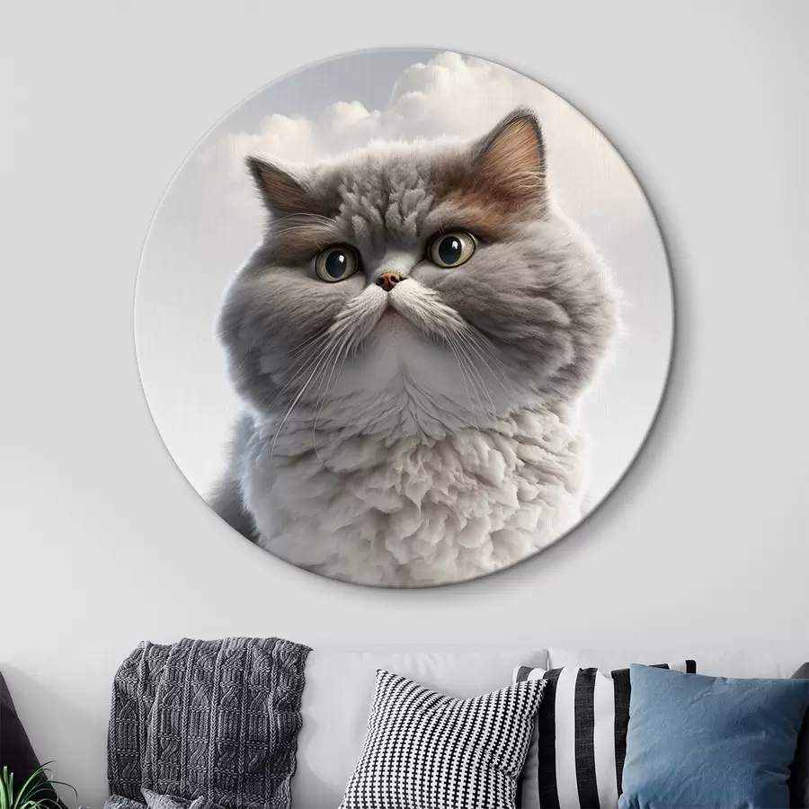  Schilderijen Pluizige kat r32796