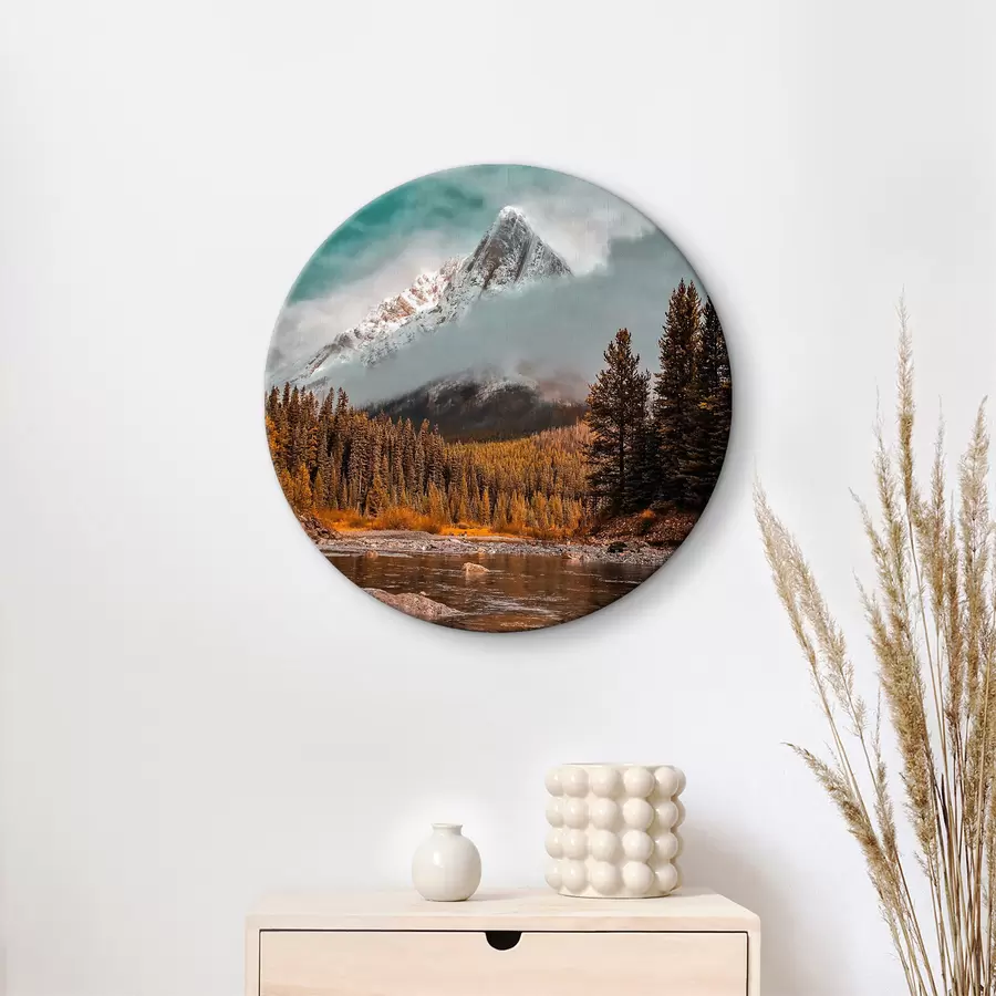  Peintures Aube dans les montagnes r33093