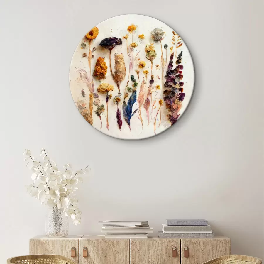  Schilderijen Magische Gedroogde Bloemen r33687