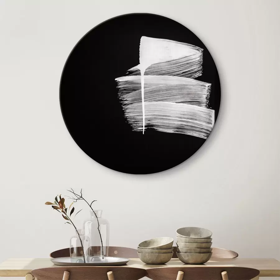  Schilderijen Abstractie geschilderd met olieverf r33755