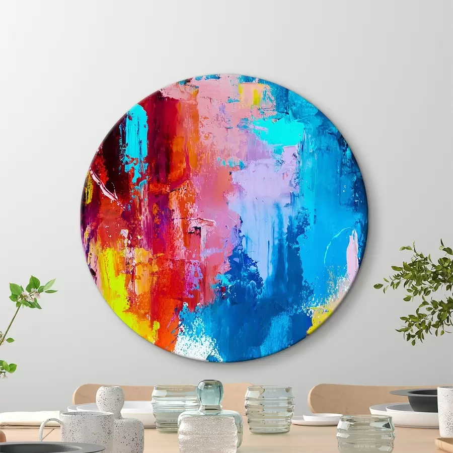  Schilderijen kleurrijke abstractie r34051