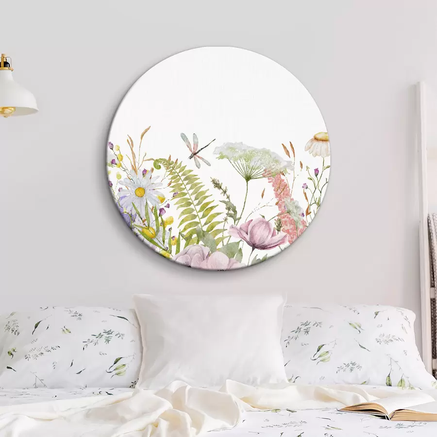  Schilderijen delicate bloemen r34153