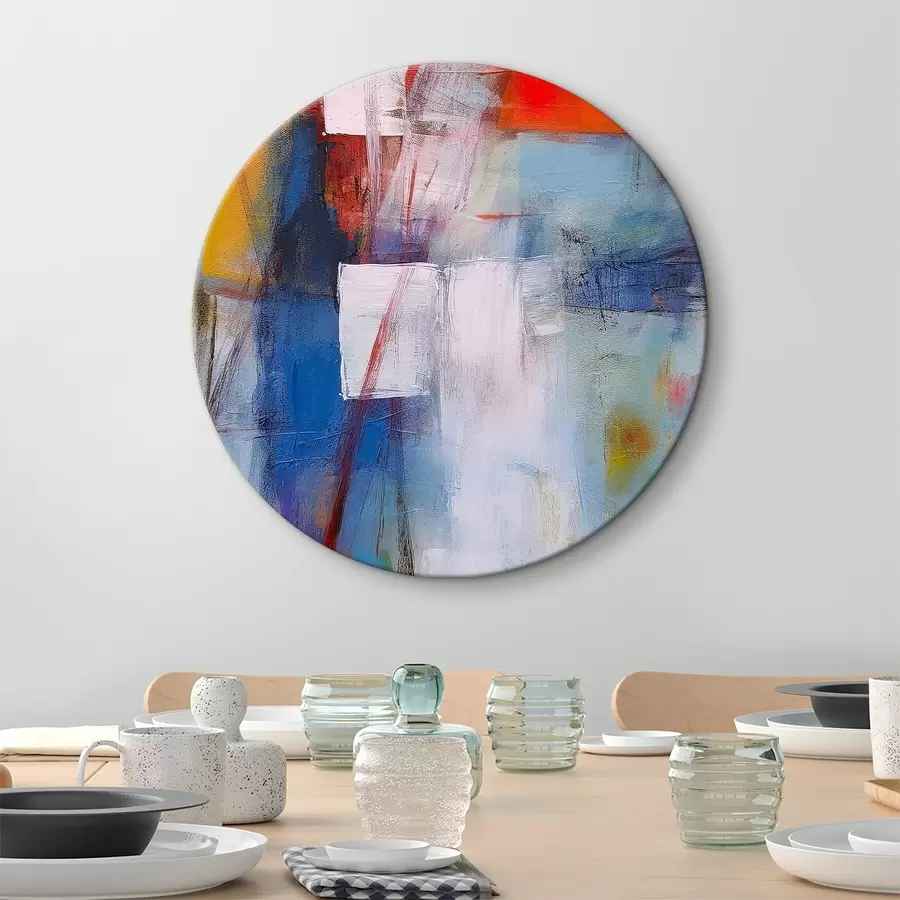  Schilderijen textuurstreken op canvas r34180