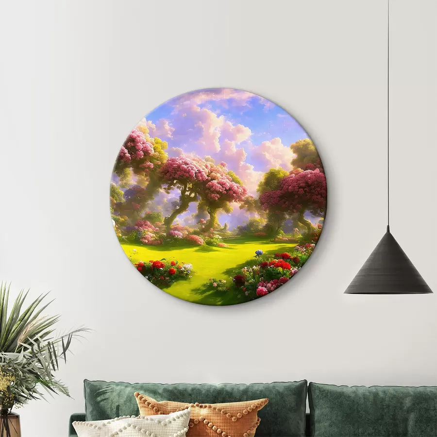  Schilderijen Mooie tuin r34726