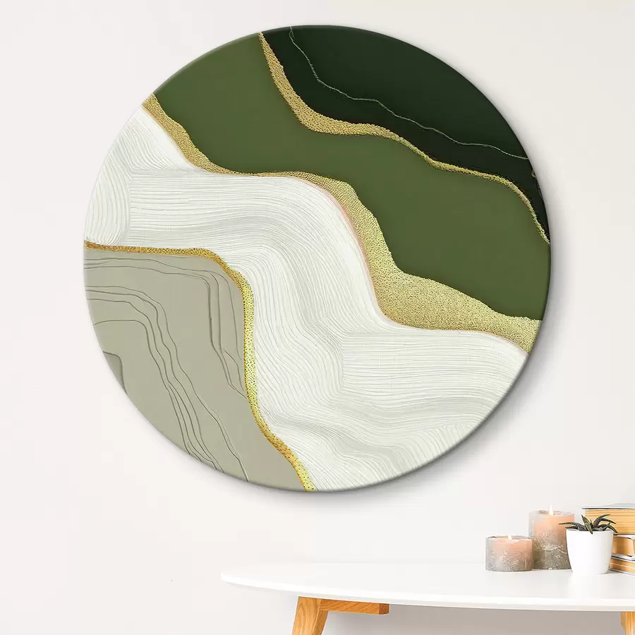  Peintures Une peinture à l'huile abstraite réalisée avec des peintures noires, blanches, vertes et grises r35427