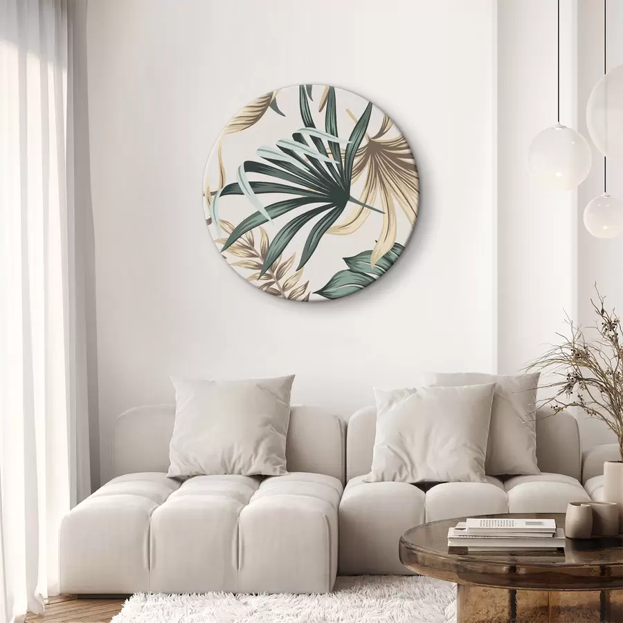  Schilderijen Exotische palmbladeren r35862