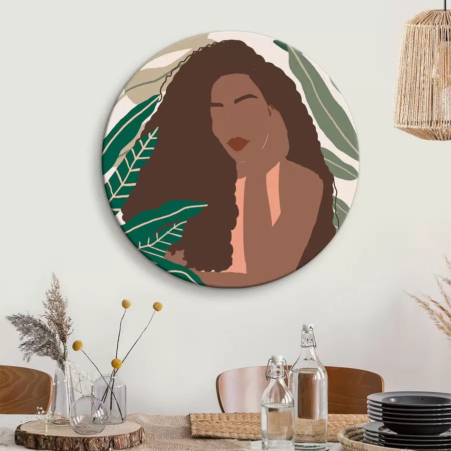  Schilderijen Omringd door vredige tropische vegetatie r36400