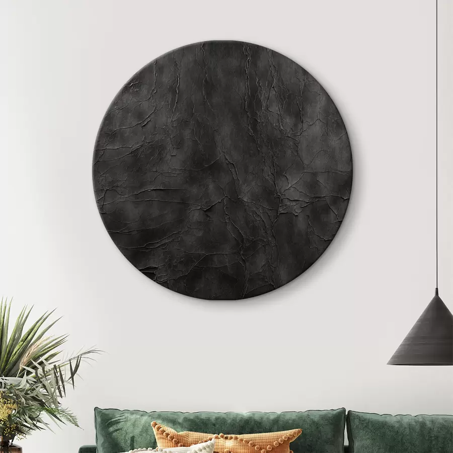  Schilderijen Close-up van een rotsoppervlak met donkere structuur r36439