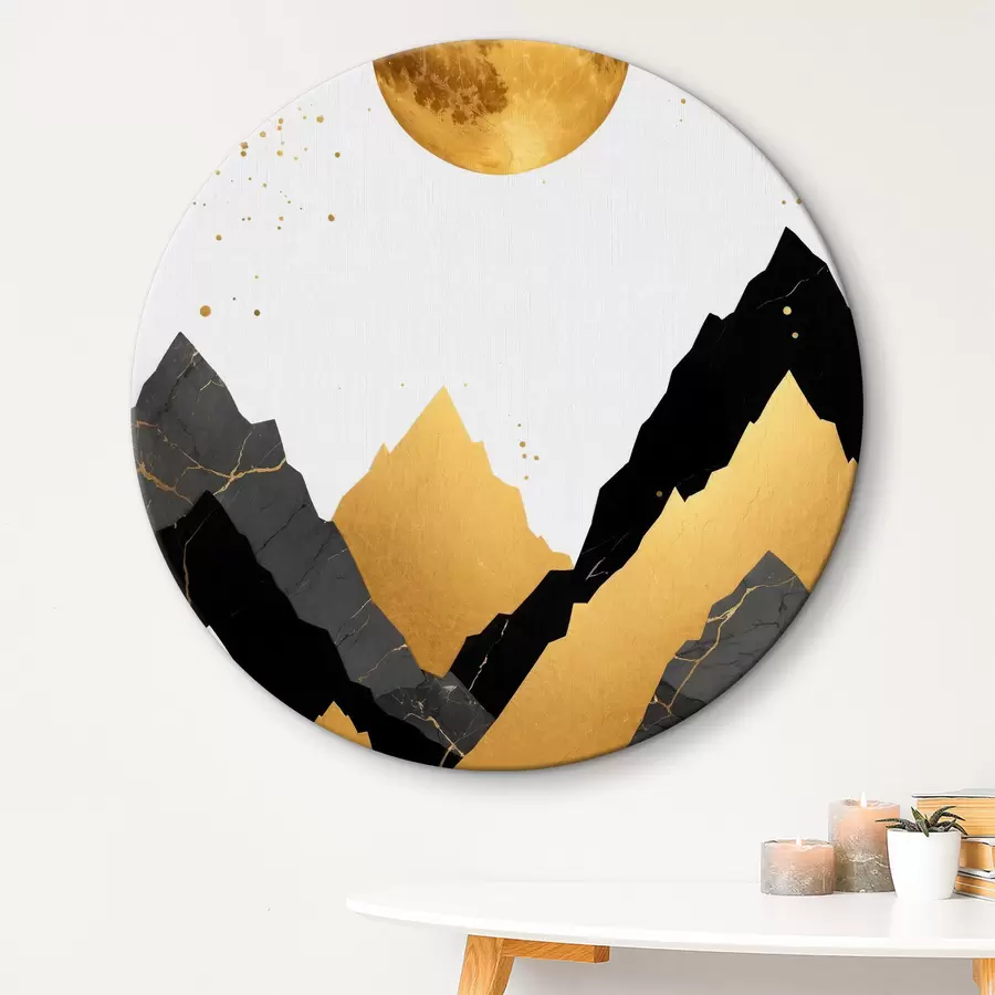  Schilderijen Abstract hemels berglandschap r36637