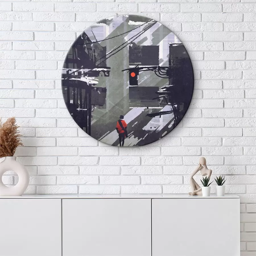  Schilderijen Rood licht in de stad r37098