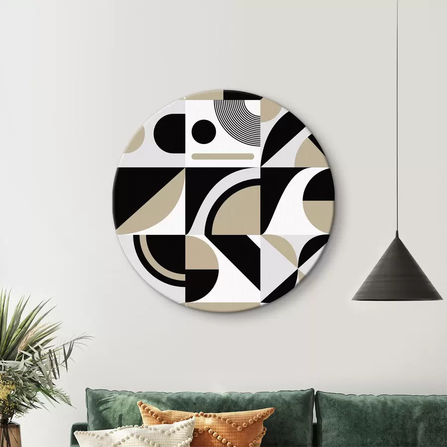  Peintures Motif de formes géométriques r37146