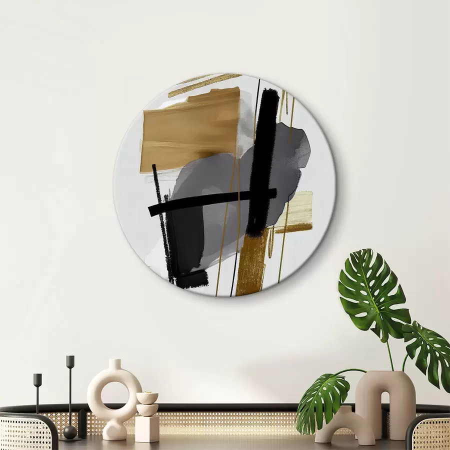  Peintures Traits de pinceau et lignes abstraites r37282