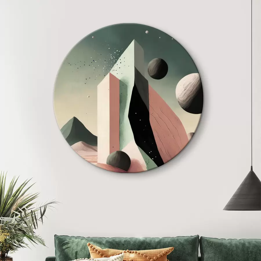  Schilderijen Digitale landschapskunst in de woestijn r37363