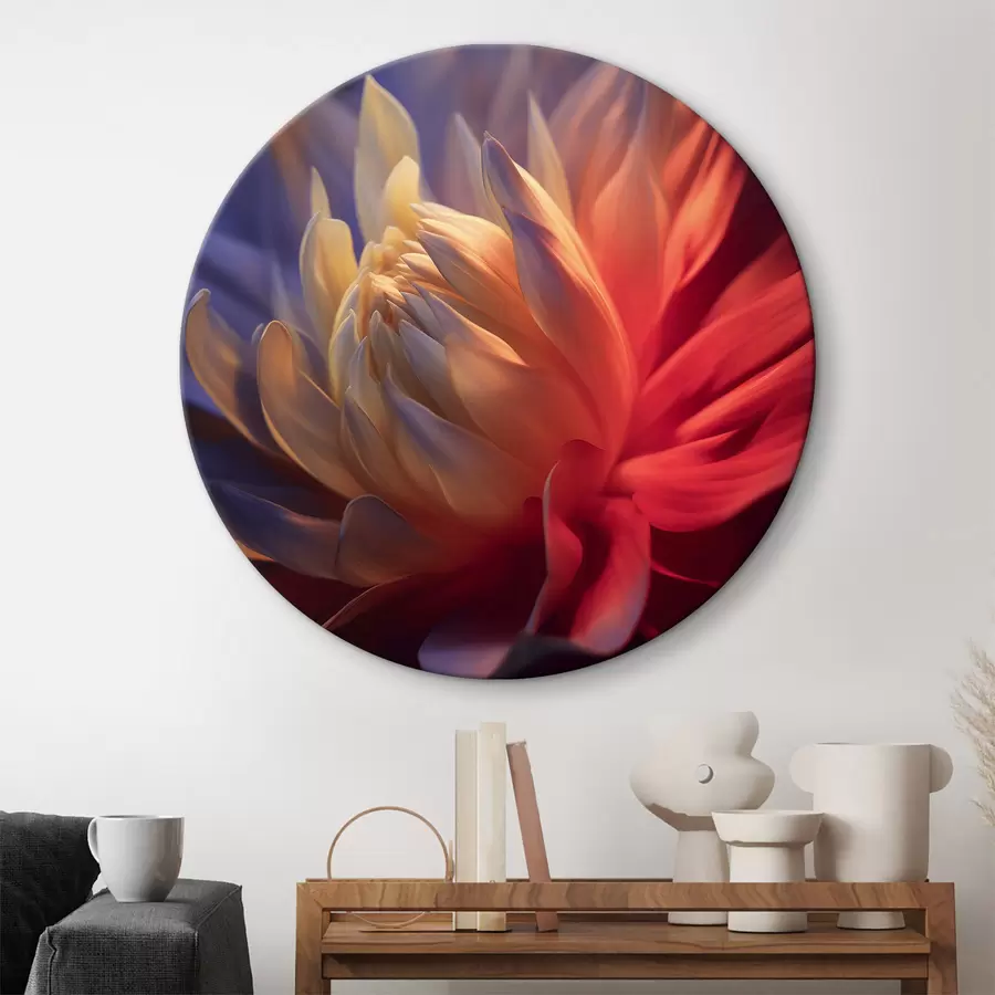  Schilderijen Heldere, grote bloem r37387