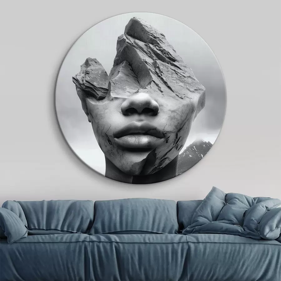  Schilderijen Abstract gezicht r37461