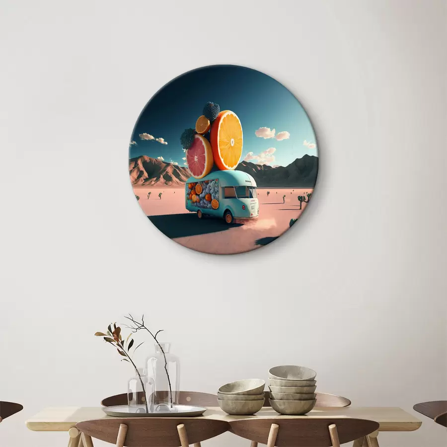  Peintures Bus à fruits r37473