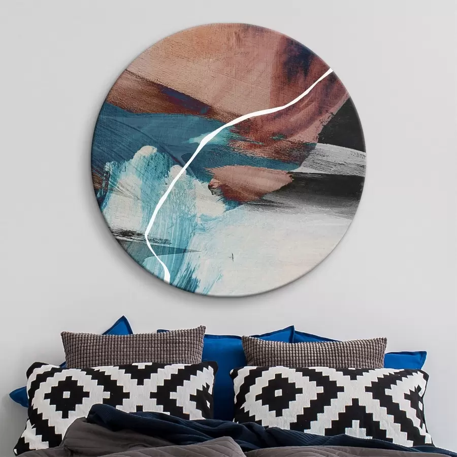  Peintures Traits abstraits en couleurs vives r37510