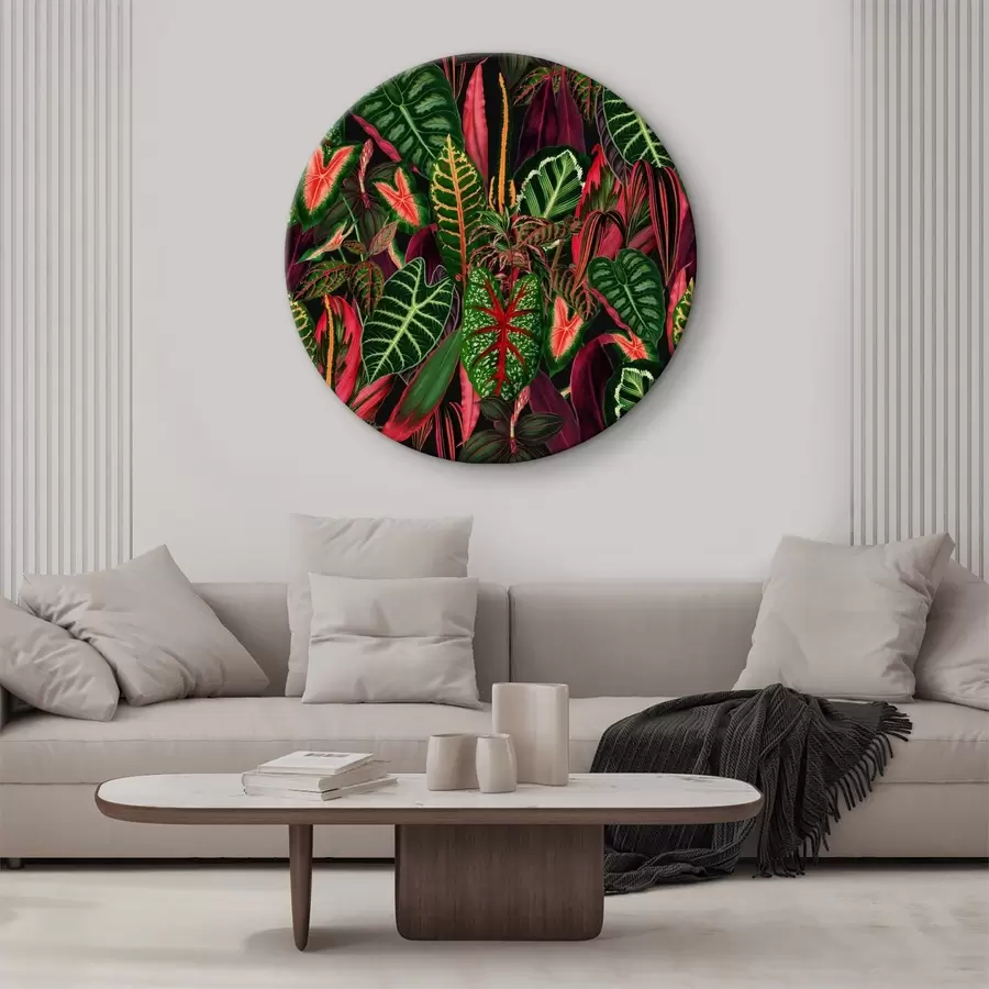  Schilderijen Tropische bladeren r37570