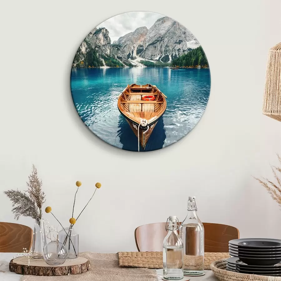 Schilderijen Boot op het meer r37628