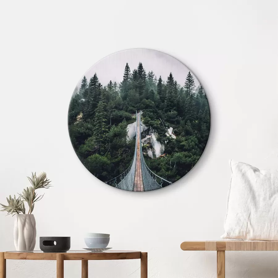  Schilderijen Brug over de rivier r37633