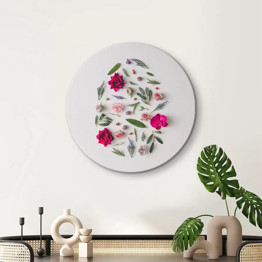  Schilderijen Heldere bloemencompositie r37758