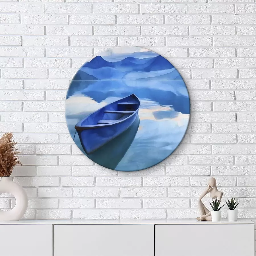  Schilderijen Boot op het meer r37820