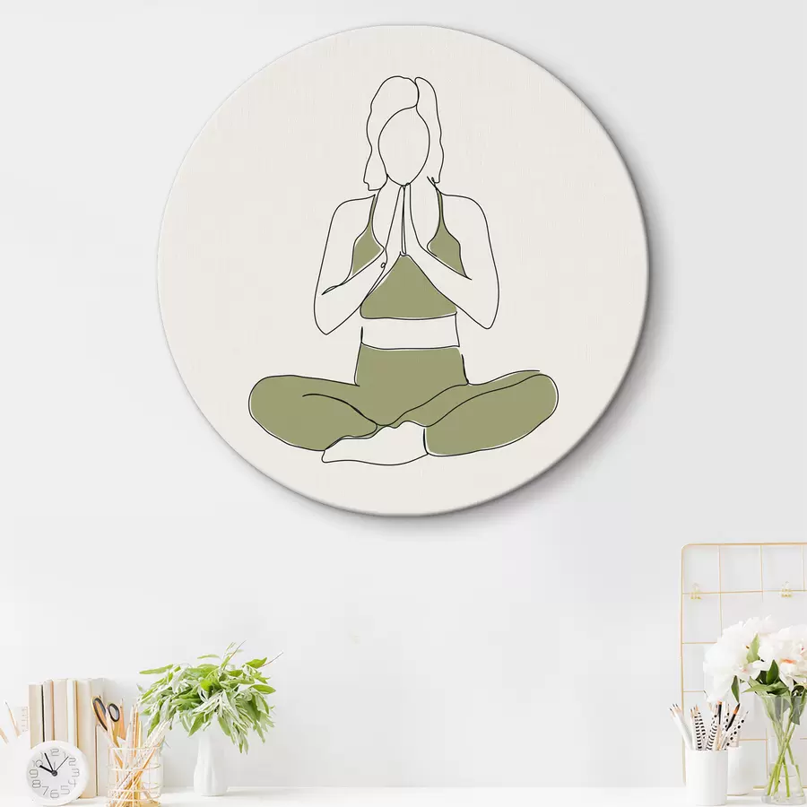  Schilderijen Gracieuze pose onder de zon r37991