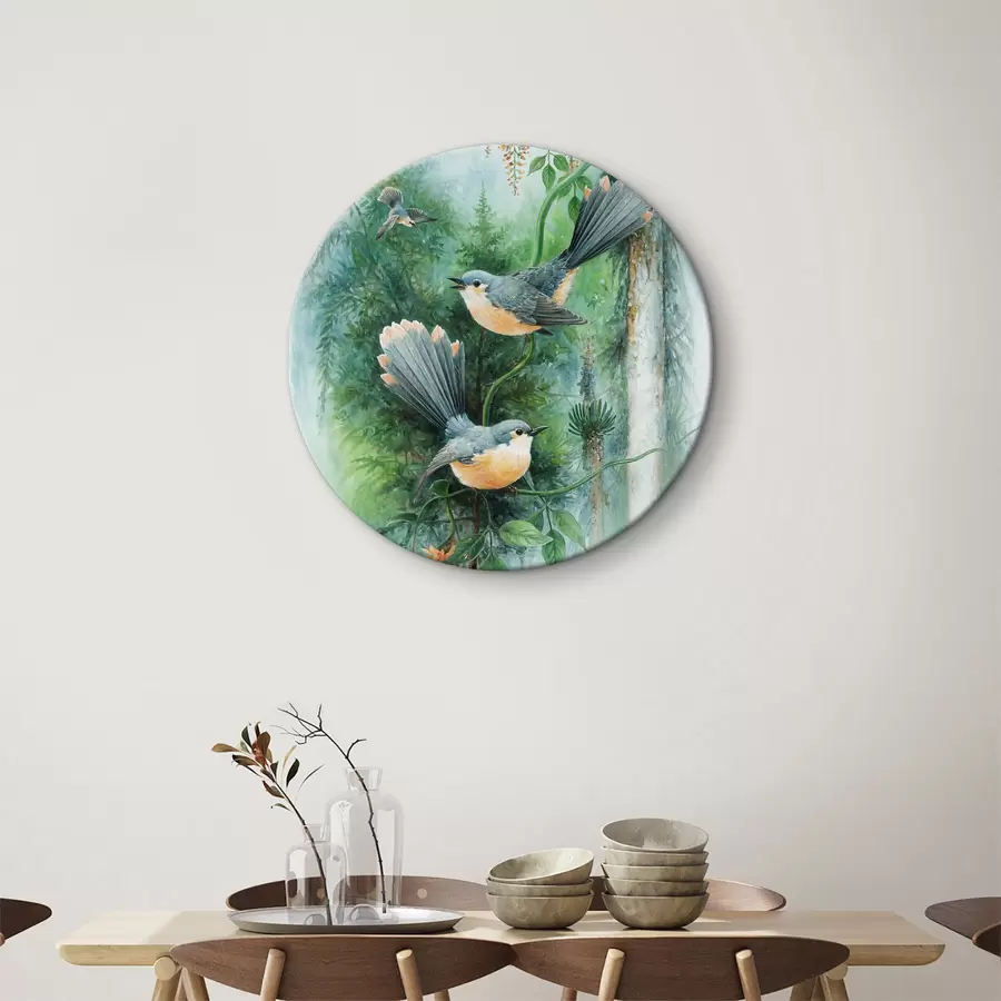  Schilderijen Vogels schilderen op een boomtak r38202