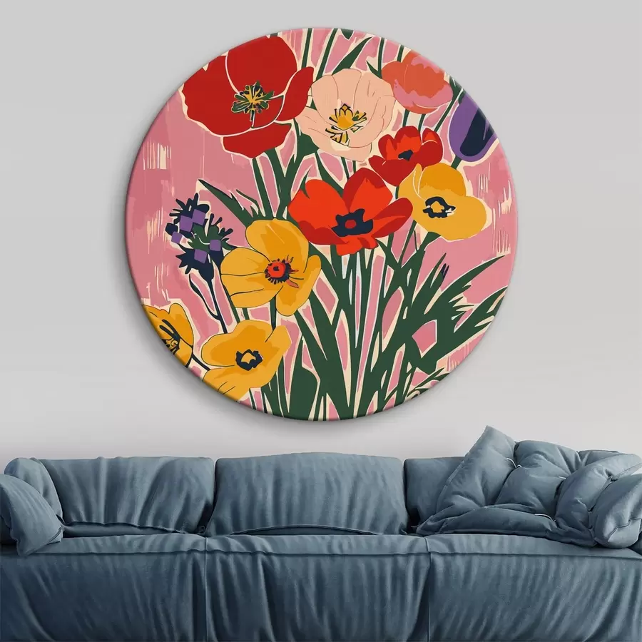  Peintures Gros plan sur les fleurs r38264