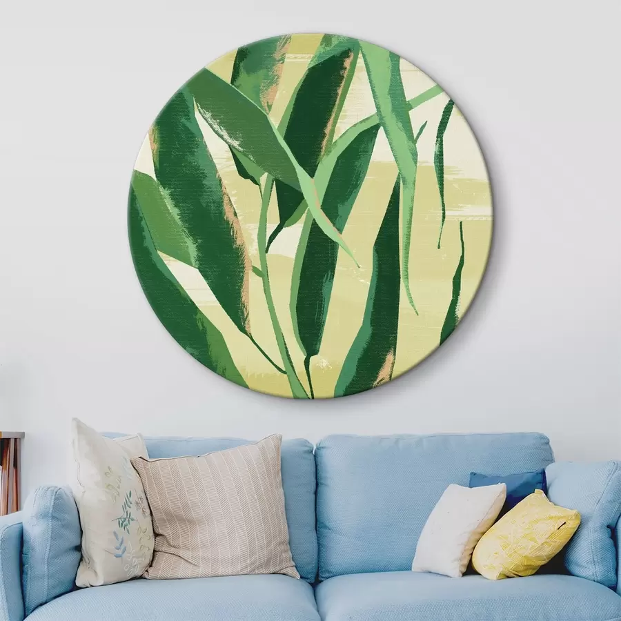  Schilderijen Close-up van een plant r38281