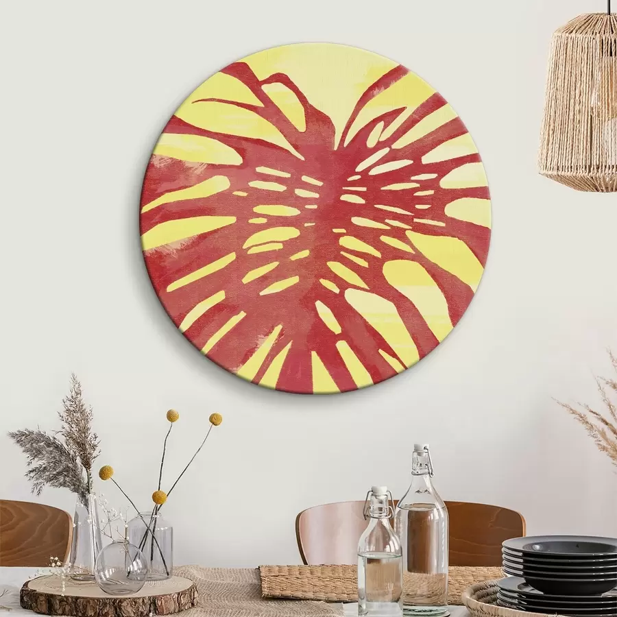  Schilderijen Levendige abstracte tropische explosie r38283