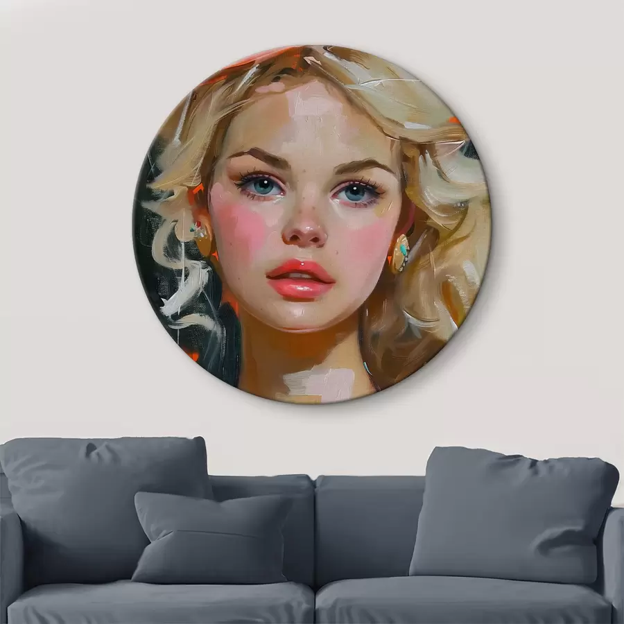  Schilderijen Een schilderij van een vrouw r38294