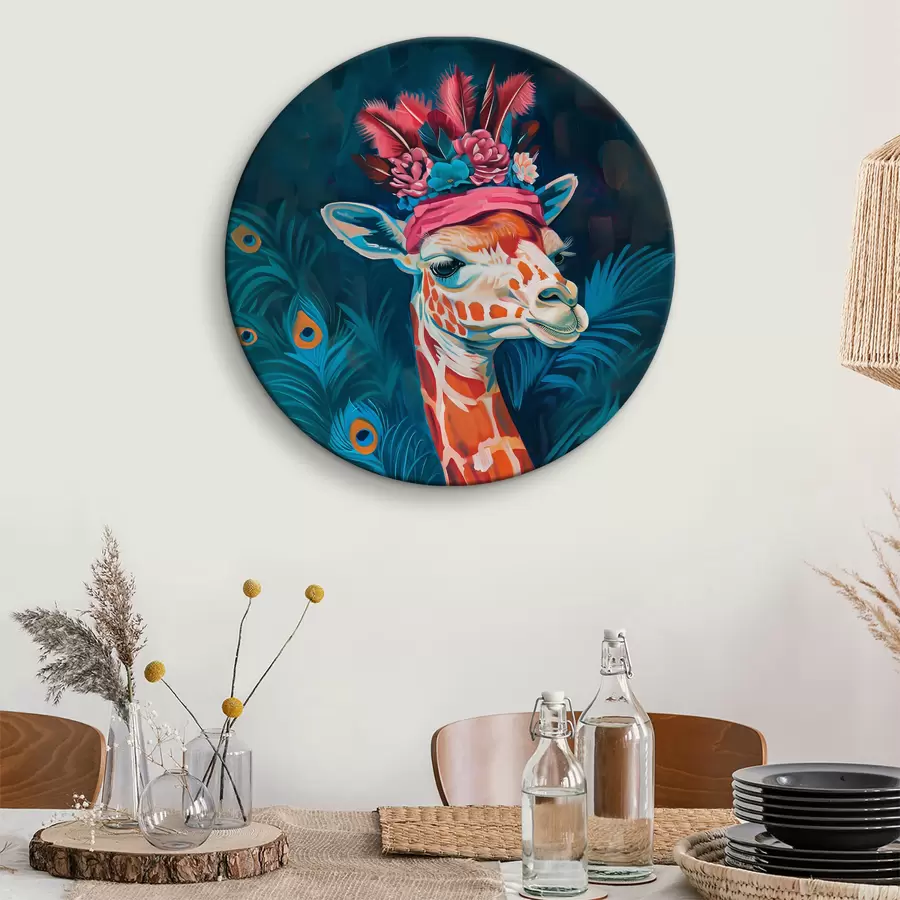  Peintures Girafe en chapeau r38419