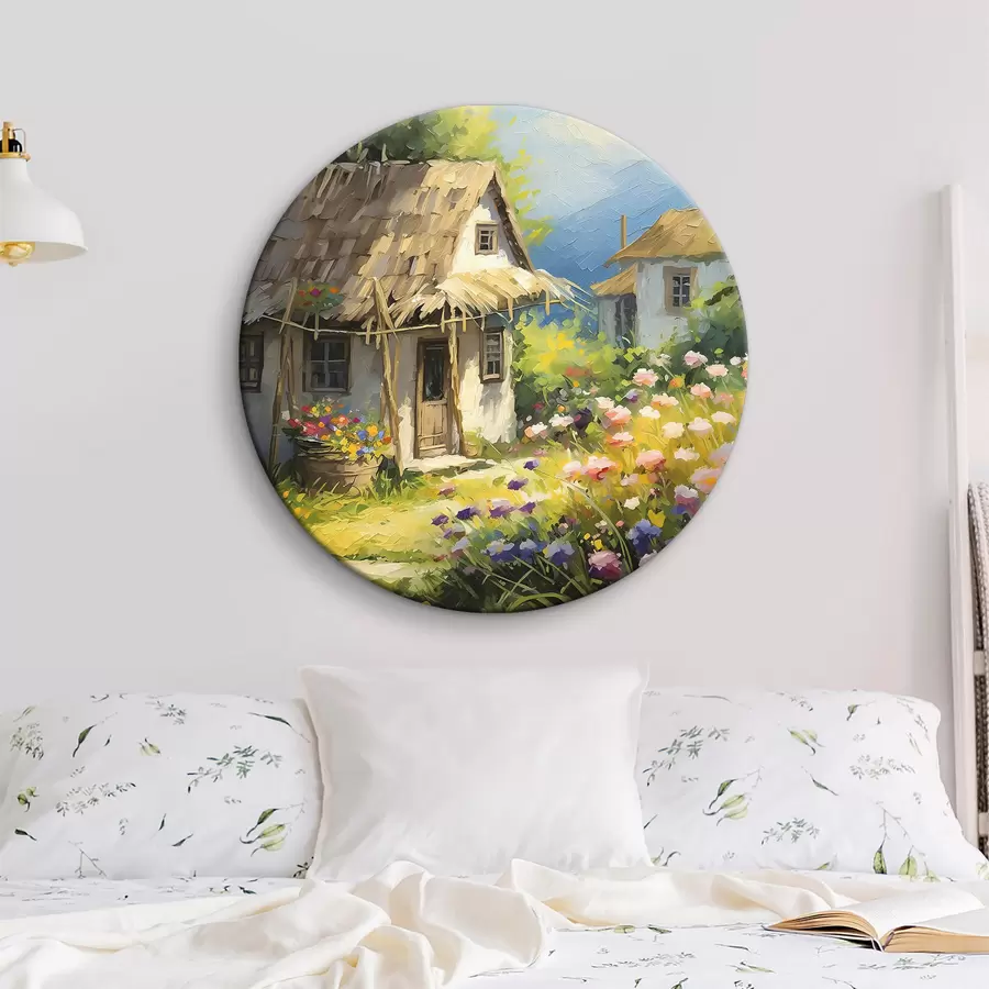  Peintures Peindre la maison avec des fleurs r38495