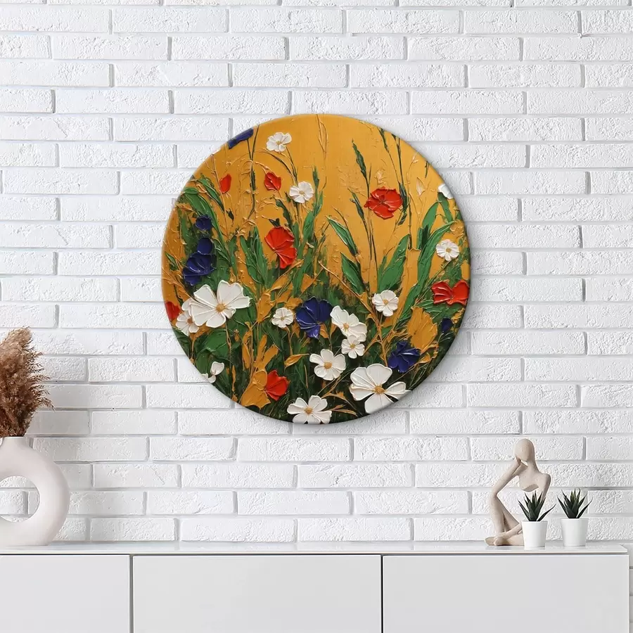  Peintures Photo de fleurs sur le mur r38581