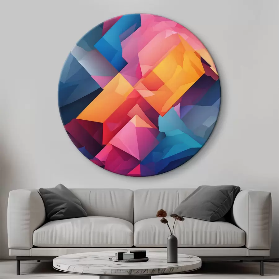  Schilderijen Abstract geometrisch beeld r39848