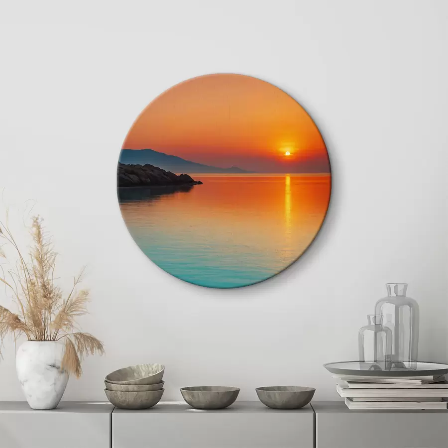  Schilderijen Zee bij zonsondergang r40464