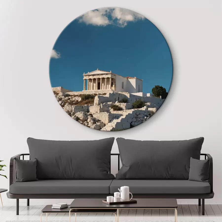  Schilderijen Oude Griekse gebouwen r40481