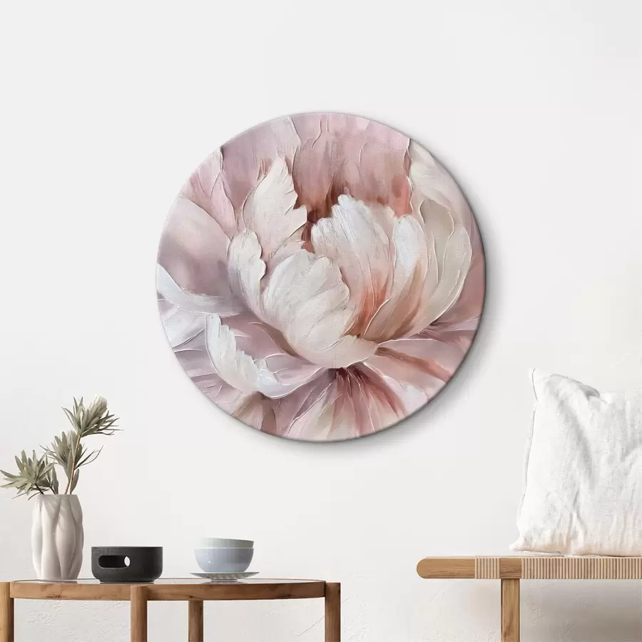  Peintures Bourgeon de fleur d'une pivoine rose luxuriante r40511