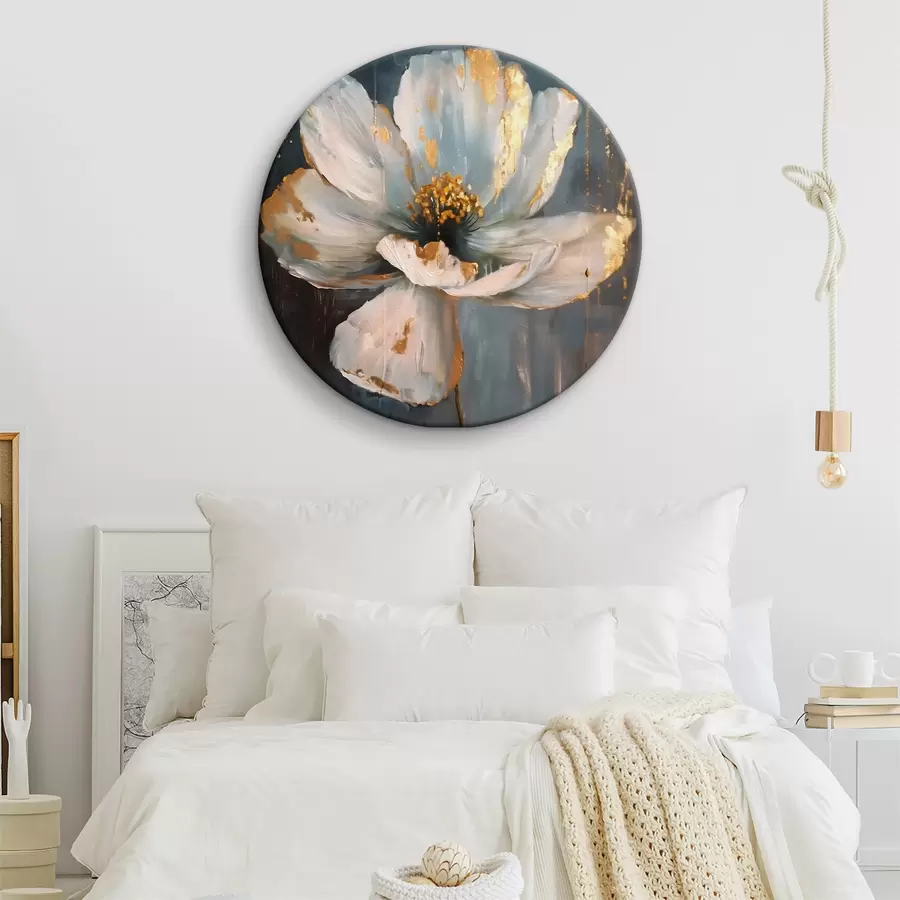  Peintures Grande fleur blanche r40513