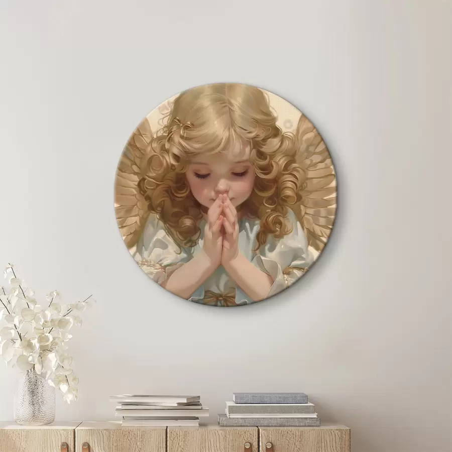  Schilderijen Het meisje is een engel r40514