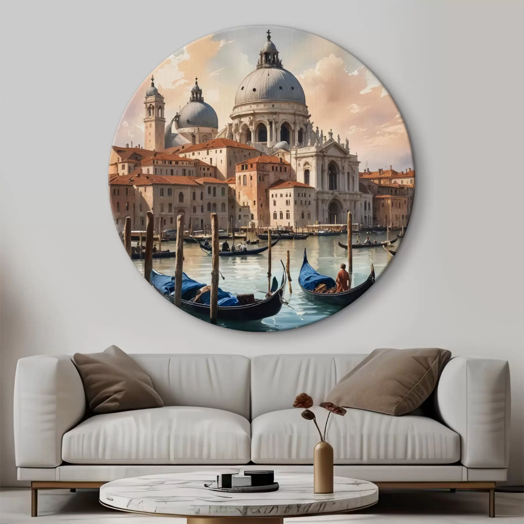  Peintures Aquarelle représentant une vue du Grand Canal à Venise, Italie r40573