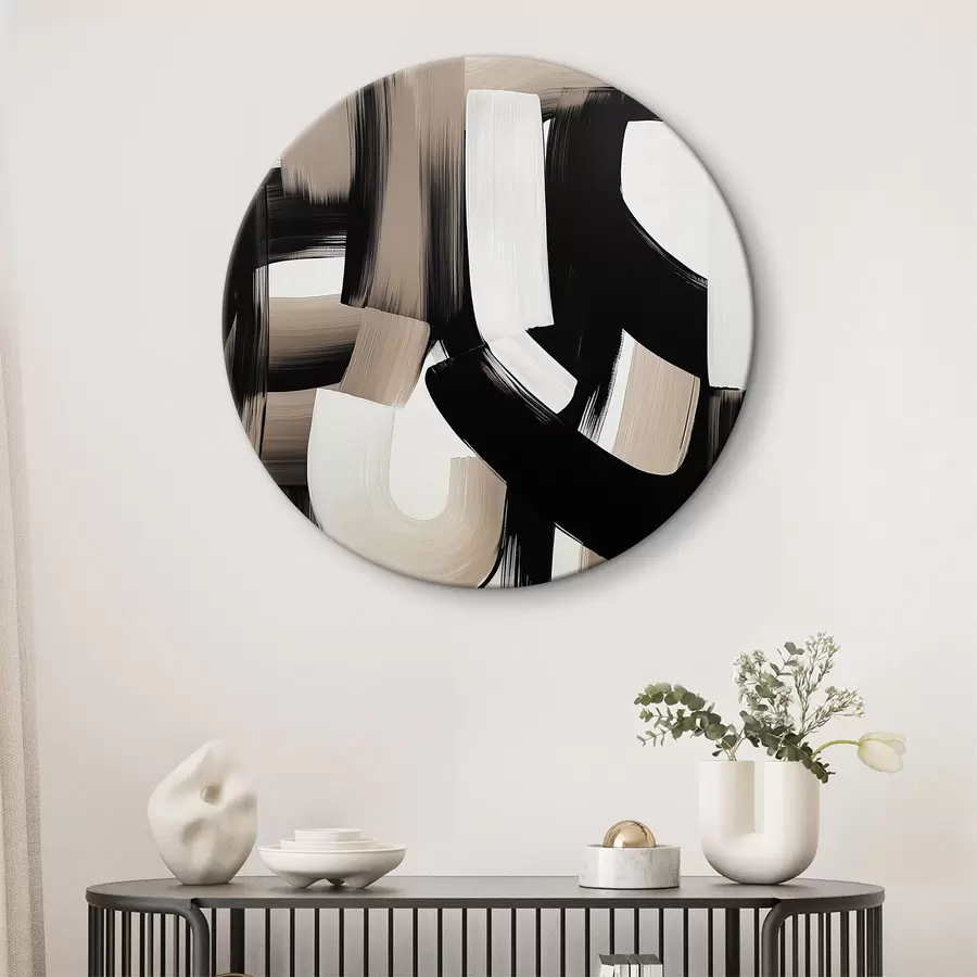  Peintures Peinture abstraite à grands coups de pinceau r40581