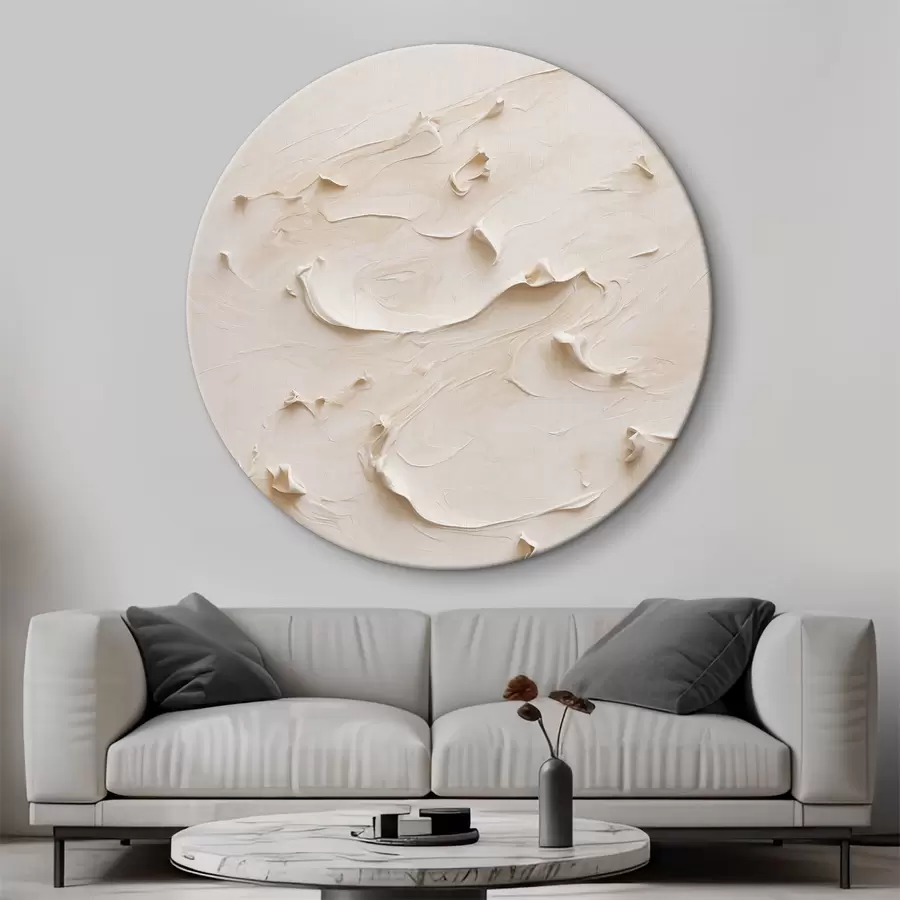  Peintures Peinture abstraite à l'huile blanche r40623