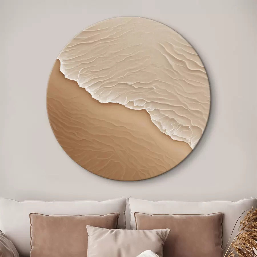  Schilderijen Abstract water en zand r40626